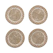 Kim Seybert Palisade Coasters, Set of 4