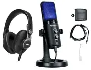 AKG K371 Over-Ear Oval Closed-Back Pro Studio Headphones w/50MM Drivers+USB Mic