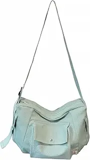 [YANPLS] Large Canvas Tote Bag for Women Multi-Pocket Design Shoulder Purses Handbags with Adjustable Straps