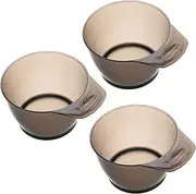Hair Dye Mixing Bowls 3pcs Mixing Bowl Set for DIY Hair Coloring Hair Bowl Hair Salon Supplies Sturdy Plastic Easy to Use
