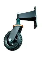Gate Wheel Pedx Gates Wheels Spring Loaded Swing HEAVY DUTY White Silver Black