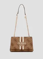 GUESS Brown Logo Noelle Crossbody Bag