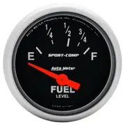 Autometer Sport-Comp Fuel Level Gauge Electric - 73 - 10 Ohm, 2 1/16 Inch, Short Sweep, AU3315