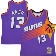 Phoenix Suns Steve Nash Mitchell & Ness Purple Tropical 1996/97 Swingman Jersey