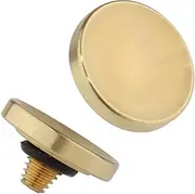[Haoge] SRB-YG Metal Shutter Release Button for Fujifilm X100VI X-E2S X-E3 XE4 XT50 xt4 X-T2 X-T3 X-T5 X-T20 X-Pro1 X-Pro2 xpro3 X100 X100T X100S X100F x100v and Leica M8 M9 M10 M-11 M-P Concave Golden