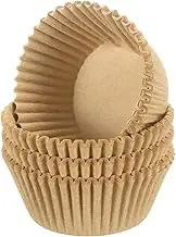 uxcell 100 Count Cupcake Liners Nature Cupcake Cups Standard Size Muffins Liners Papers Baking Cups Wrappers Greaseproof for Party Wedding Birthday