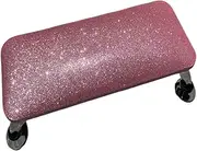 Zialofi Nail Art Arm Rest Support Stand for Toenails and Fingernails Rectangular Tool 40x15x12cm, Pink