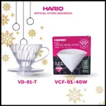 HARIO V60 紙過濾器 01 滴頭 01 透明 VD-01T