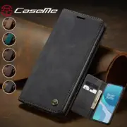Slim Leather Case Cover for OnePlus 11/Nord/8T/7/8 Pro Magnetic Card Flip Wallet