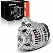 A-Premium Alternator Compatible with Porsche 911 2005-2006, Boxster 2005-2006, Cayman 2006, 2.7L 3.2L 3.4L 3.6L 3.8L, 12V 150A 6-Groove Clutch Pulley Clockwise, Replace# 0124525057, 99760301209