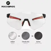 ROCKBROS Bicycle Photochromic Sunglasses UV400 Unisex With Myopia Frame