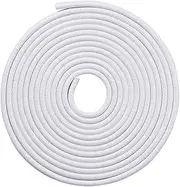 BUGUUYO Car Rubber Trim Protector Seal Strip Durable Edge Guard for Car Doors and Windows Easy Installation Soundproof Dust Resistant White
