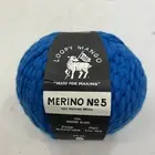 NEW Loopy Mango Merino Wool No. 5 Moody Blues 75 Yards Blue Yarn Chunky