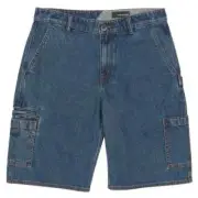 Volcom 1991 Utility Indigo Ridge Wash Denim Shorts