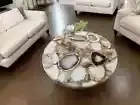 Artistic Agate Stone Table - Unique and Luxurious Home Decor