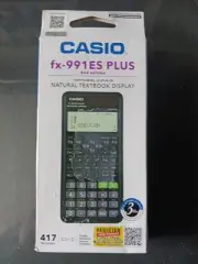 Casio FX-991ES Plus-2nd Edition Scientific Calculator Textbook Format New