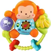 VTech Lil' Critters Singin' Monkey Rattle, Yellow, for 3 months to 18 months