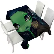 Faces of Faery #36 Green Witch and Winged Monkey Tablecloth
