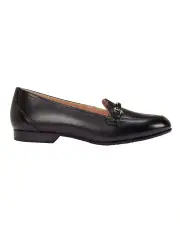 [Easy Steps] Glebe Flat Shoes in Black Leather