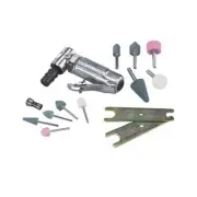 Die Grinder Kit Right Angle Air Tool with 10 Grinding Stones & Case 301-K