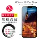 IPhone13PROMAX 日本玻璃AGC黑邊透明全覆蓋玻璃鋼化膜保護貼(2入-13PROMAX保護貼13PROMAX鋼化膜)
