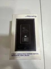 Maxxima - 620B Max Voltage Slide Dimmer Switch - Model MEW-DM620B