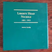 LITTLETON Coin Collector's Album Archival Quality Liberty Head Nickels 1883-1912