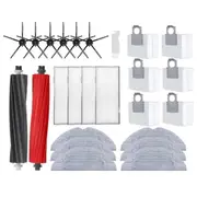 For S8/s8+ S8 Pro Ultra Accessories Main Side Brush Filter Mop Choth Dust Bags Vacuum Cleaner Spare