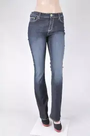 BUFFALO DAVID BITTON Lady Dark slim boot stretch Denim Jeans size 20/24# WG-278