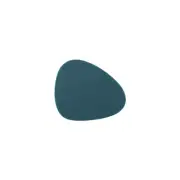 10pcs Teardrop-Shaped Silicone Table Insulation Mat Leather Textured Kitchen Cup
