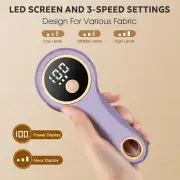 Rechargeable Fabric Shaver, Electric Lint Remover with Digital Display,Portable