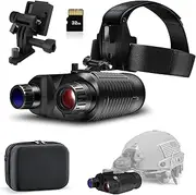 Night Vision Goggles Head Mounted, [2024 Upgrade] 1312FT Night Vision Binoculars, FHD Hands Free Nightvision Goggles for Helmet, Long Rang Infrared Goggles Night