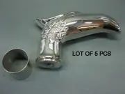 Nautical Brass EAGLE Handle Silver Finish For Walking Stick Cane LOT OF 5 PCS