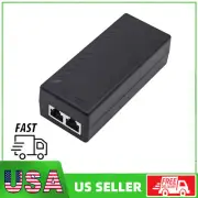 Gigabit PoE Injector 30W ethernet 48V IEEE 802.3at/af Up to 100M for CCTV Camera