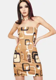[O Mighty] Mocha Telly Mini Dress