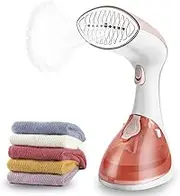 Clothes Steamer Handheld ， Household Multifunctional Handheld Hanging Ironing Machine 2400w, Large Capacity Water Tank 260ml Can Iron Various Clothes for A Long Time (Pink)