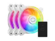 Cooler Master MasterFan MF120 Halo² 3in1 White Edition - 3 Pack
