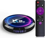 CHROX Android 13.0 TV Box,K98 Plus 4G RAM 64G ROM RK3528 Quadcore Cortex-A53 CPU/USB 3.0/ Ultra HD 4K /HDR 10+/ Dual Band WiFi 2.4/5.8Ghz /BT 5.0 Set Top Box,2gb+16gb