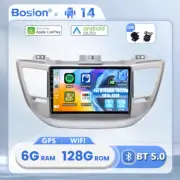 6GB+128GB Android 14 Head Unit For HYUNDAI TUCSON 2015-2018 GPS CarPlay DSP WIFI