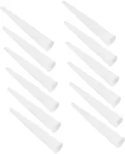 OSALADI 50pcs Plastic Caulk Nozzles Caps Nozzle Tip for Caulking Sealant Mastic Air Tight Design