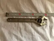Very popular, antique, vintage, Soviet adjustable wrench, Soviet old hand tool