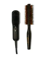Sebastian Brocchi Beard and Hair Styling Straightener and Styling Brush