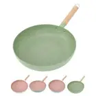 Frying Pan Egg Omelette Pan W/Wooden Handle Heat Resistant Induction Egg CM