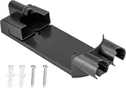 [Improvedhand] Docking Station Accessory Wall Mount Compatible with Dy.Son V7 V8 Cordless Vacuum Cleaner, Plastic, Dark Grey, 15cm x 6cm, Adapter, Vacuum Dock