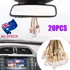 20PCS Car Hanging Diffuser Air Freshener Perfume Empty Bottle Container Clear AU