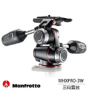 送腳架袋 Manfrotto 曼富圖 MK190XPRO4-3W 鋁合金三腳架 套組 含(MHXPRO-3W 三向雲台)