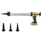 Cordless Caulking Gun 20oz/600ml Electric Sausage Caulk Gun 4 Adjustable Speeds