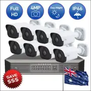 HD 4MP 16 Channel Security CCTV POE IP Camera System with FREE 4TB HDD(Kit9)