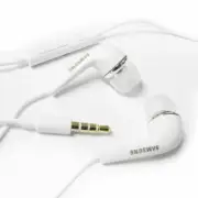 Samsung Original OEM 3.5mm Stereo Headset With Remote and Mic White / Black