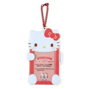 真愛日本 凱蒂貓 kitty 挽手 偶像應援 造型卡片套 收納套 附掛鍊 悠遊卡套 ID104